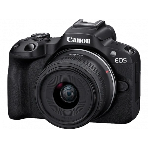 CANON EOS R50 + RF-S 18-45mm IS Creator Kit Fotoğraf Makinesi Siyah