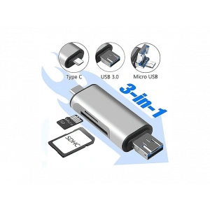 DAYTONA ADS-103 Type-C To USB 3.0  Sd Tf Kart Okuyucu