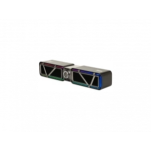 DIVOOM D-Base 30W Rgb Işıklı Çift Portlu 35W Hızlı Şarj Masaüstü Gaming Bluetooth Hoparlör Siyah