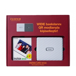 FUJIFILM Instax Link Bundle Box Fotoğraf Yazıcısı Beyaz
