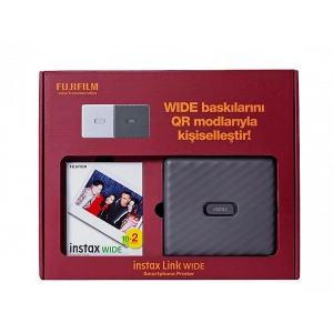 FUJIFILM Instax Link Bundle Box Fotoğraf Yazıcısı Gri
