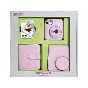 FUJIFILM Instax Mini 12 Bundle Box Anlık Fotoğraf Makinesi Çiçek Pembesi