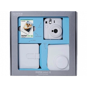FUJIFILM Instax Mini 12 Bundle Box Anlık Fotoğraf Makinesi Kil Beyazı