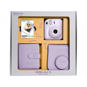 FUJIFILM Instax Mini 12 Bundle Box Anlık Fotoğraf Makinesi Leylak Moru