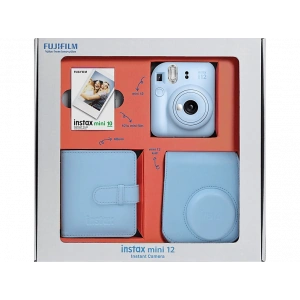 FUJIFILM Instax Mini 12 Bundle Box Anlık Fotoğraf Makinesi Pastel Mavi