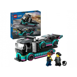 LEGO Yarış Arabası ve Araba Taşıyıcı Kamyon 60406