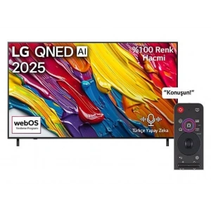 LG 55QNED82A6B 55 inç 140 Ekran Uydu Alıcılı 4K Smart TV AI Sihirli Kumanda HDR10 webOS QNED TV