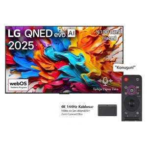 LG 65QNED9MA6B 65 inç 165 Ekran Uydu Alıcılı Smart Evo AI Mini LED 4K 144Hz Kablosuz Görüntü İletebilen QNED TV