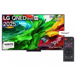 LG 75QNED86A 75 inç 191 Ekran 4K Smart AI HDR10 144Hz Sihirli Kumanda webOS25 QNED evo MiniLED TV