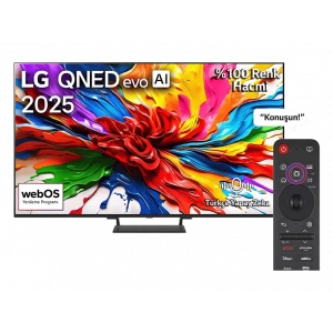 LG 75QNED93A6A 75 inç 191 Ekran Uydu Alıcılı 4K Smart AI Sihirli Kumanda webOS25 evo MiniLED QNED TV