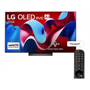 LG OLED55C46 55 inç 139 Ekran 4K Smart AI Sihirli Kumanda Dolby Vision webOS24 OLED evo TV