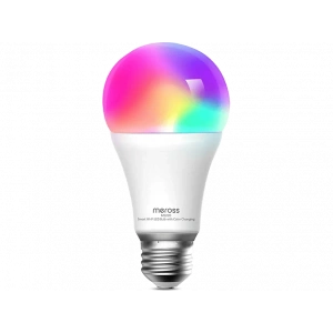 MEROSS Wi-Fi Uzaktan Kontrollü Akıllı Enerji Tasarruflu 810 Lümen RGB LED Ampul