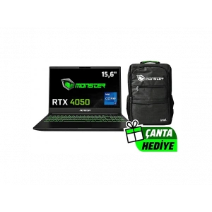 MONSTER Abra A5 V20.7.5/Intel Core i7 13620H/32 GB Ram/1 TB SSD/RTX4050/15.6/W11 Gaming Laptop