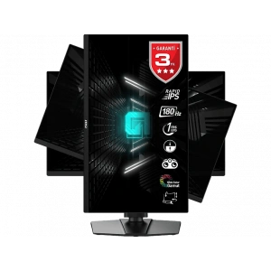 MSI 24.5 G255PF E2 1920 x 1080 (FHD) 16:9 Flat Rapid IPS 180HZ 1MS Adaptive-Sync Pivot Gaming Monitör