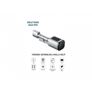 NEUTRON NTL-SC-02FKPW Parmak izi, Anahtarlı, Tuşlu, Kartlı ve Uzaktan Kontrollü Akıllı Kapı Kilidi