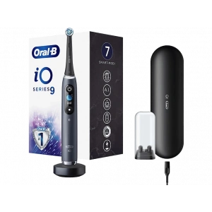 ORAL B iO 9 Şarjlı Diş Fırçası Siyah+Manyetik Şarj+Seyahat Kabı