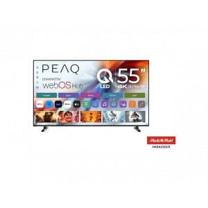 PEAQ 55Q90 55 inç 139 Ekran Dahili Uydu Alıcılı WebOS 4K UHD QLED TV
