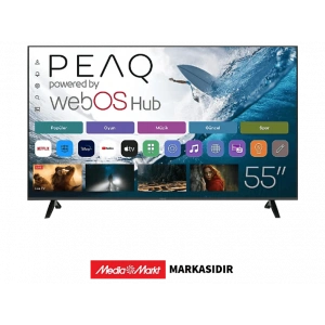 PEAQ PQ55FMN25 55 inç 139 Ekran Dahili Uydu Alıcılı Smart WebOS 4K UHD LED TV
