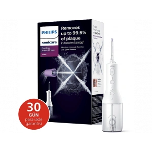 PHILIPS Sonicare Power Flosser 3000 Sonic Şarjlı Diş Arası Temizleyicisi Beyaz HX3826/31