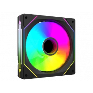 RAMPAGE 7C-120S 120x120x25mm Double Ring Aynalı ARGB Kasa Fanı Siyah