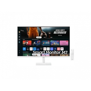 SAMSUNG M7 M70D (HDMI+USB +USB-C) 4K WiFi+Bluetooth Smart 32 inç 4K UHD 4 ms 60 Hz Monitör Beyaz
