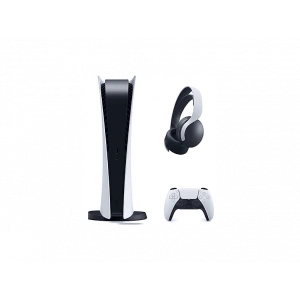 SONY PS5 Pulse 3D+Playstation 5 Dijital (İthalatçı Garantili) Oyun Konsolu Beyaz