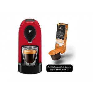 TCHIBO Cafissimo Pure Plus Kapsüllü Kahve Makinesi Kırmızı