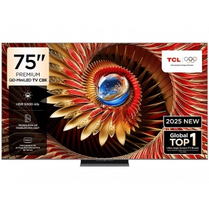 TCL 75C8K 75 inç 189 Ekran Uydu Alıcılı Smart Google 4K Premium QD-Mini LED TV