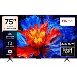 TCL 75P8K 75 inç 190 Ekran Uydu Alıcılı Smart 4K UHD QLED Google TV