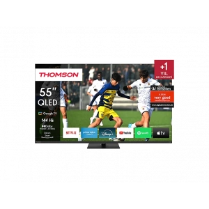 THOMSON 55QG7C14 55 inç 139 Ekran Uydu Alıcılı UHD 4K Google Smart QLED Pro TV