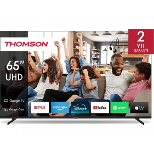 THOMSON 65UG4S14 65 inç 164 Ekran Uydu Alıcılı Google Smart Ultra HD 4K LED TV