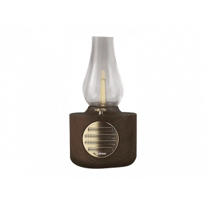 TORIMA D53 Ahşap Vintage Gaz Lambası Taşınabilir Speaker Ayarlanabilir Işıklı USB Şarjlı Bluetooth Hoparlör Ahşap