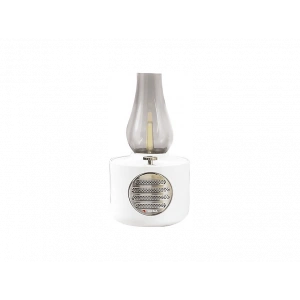 TORIMA D53 Vintage Gaz Lambası Taşınabilir Speaker Ayarlanabilir Işıklı USB Şarjlı Bluetooth Hoparlör Beyaz