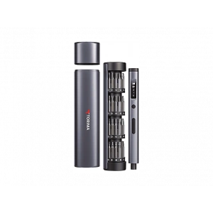 TORIMA TTS-03 60 Parça Led Işıklı Mıknatıslı Alüminyum Kasa Type-C  Şarjlı Hassas Tornavida Seti