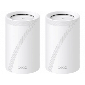 TP-LINK Deco BE65 (2-Pack) | Wi-Fi 7 Mesh | BE9300 Mbps | Fiber Destekli | Üç Bant | AI-Roaming | 2.5 Gbps | 6 GHz | 200 Cihaz | WPA3 | VPN | Mobil Kurulum