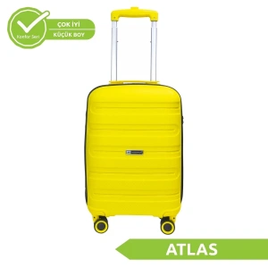 VEGMANN Atlas Polipropilen Kabin Boy Valiz Sarı