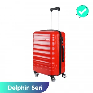 VEGMANN Delphin ABS Orta Boy Valiz Kırmızı
