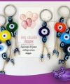 Bebek Şekeri Nazar Boncuğu Anahtarlık - BB002