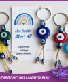 Bebek Şekeri Nazar Boncuğu Anahtarlık - BB019