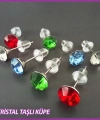 10 çift (20 adet) Hazır Hediyelik Kristal Taşlı Küpe