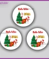 15 adet 5 cm Yılbaşı - Yeni Yıl Etiketi