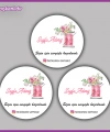 15 adet - 5 cm Kişiye Özel Logolu Etiket - BS118