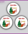 15 adet 5 cm Yılbaşı - Yeni Yıl Etiketi