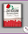24 Kasım Öğretmenler Günü Hediyelik Bileklik İsim Kartı - ÖG02