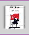 29 Ekim Cumhuriyet Bayramı Hediyelik İsim Kartı