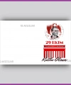 29 Ekim Cumhuriyet Bayramı Hediyelik İsim Kartı
