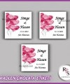 48 Adet - Nikah Nişan Söz Çikolata İsim Etiketi - Sticker - CE33