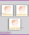 48 Adet - Bebek Çikolata İsim Etiketi - Sticker - rs5562