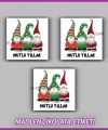 48 Adet - Yılbaşı Çikolata İsim Etiketi - Sticker