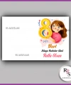 8 Mart Kadınlar Günü Hediyelik İsim Kartı - KH24